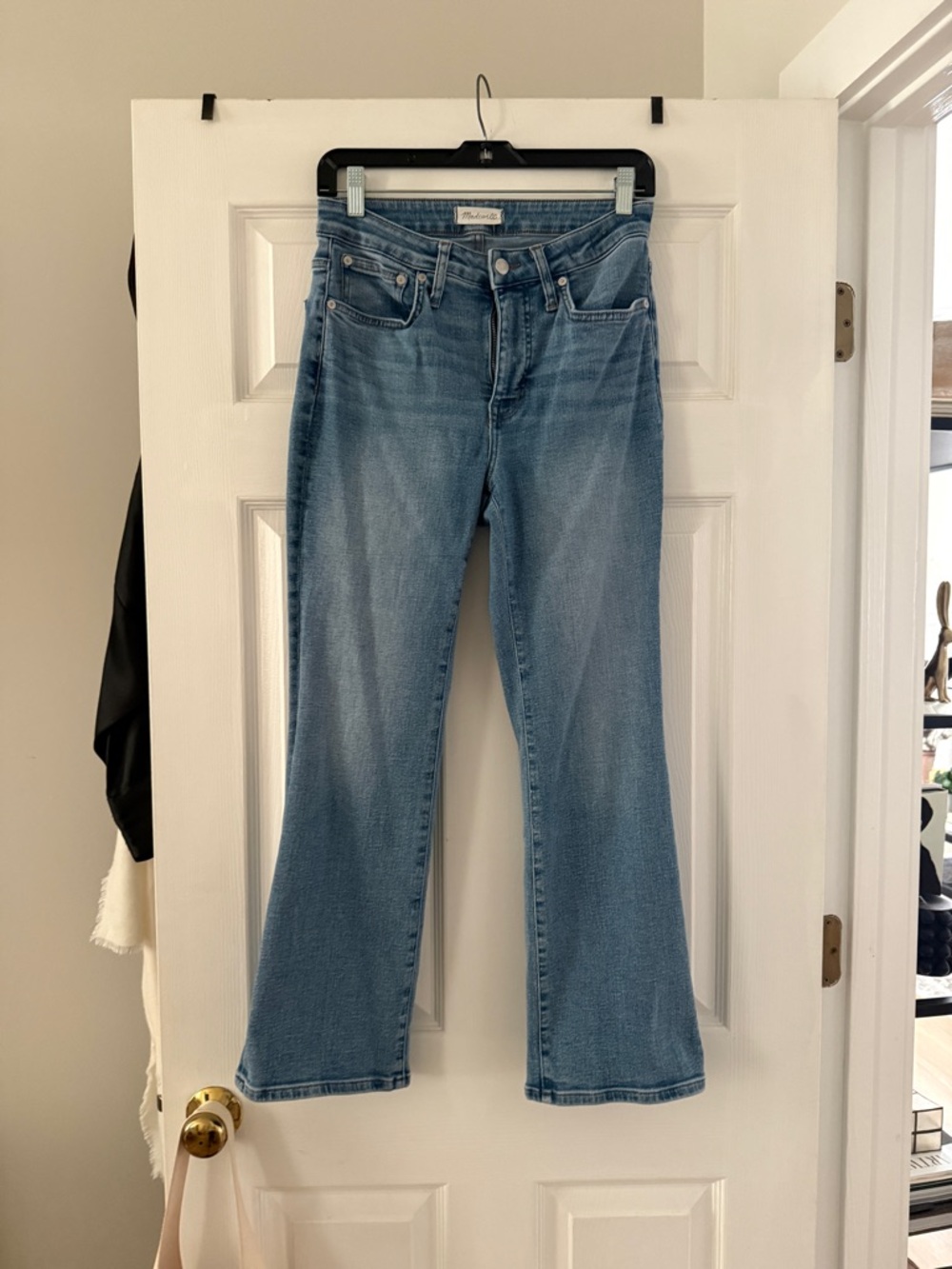 Whistles Light Blue Flared Kickout Denim Jeans